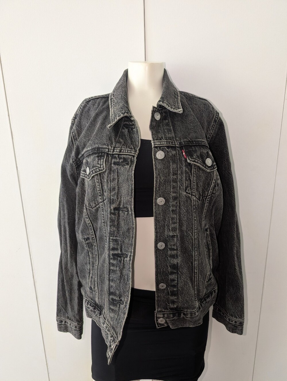 Levis black denim Jacket